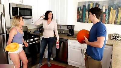 Full Video Pumpkin fuckin leads to sex with hot Stepsister!