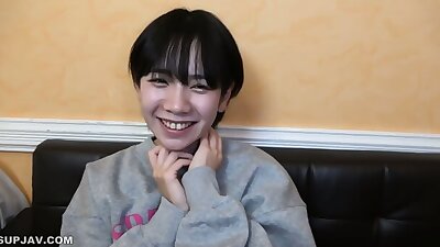 Cute Short Hair Japanese Teen With A Great Smile