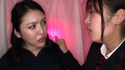 Japanese lesbian extreme kisses Facial strings