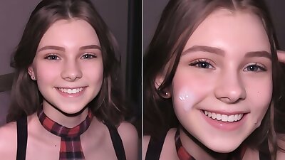 She Just Turned 18  Tight School Girl Was Too  Resist