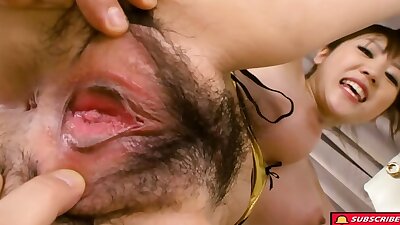 Uncensored Big Tits Japanese Milf Using Her Hairy Pussy