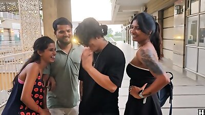 Desi Best Foursome Sex With Milf And Her Sexy Friend