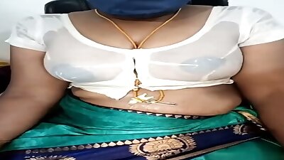 tamil aunty clear audio boobs show