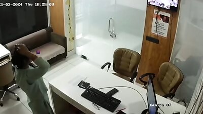 Boss fuck secretary in office cctv leaked