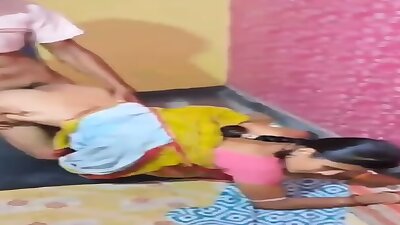 Desi Threesome Bhabhi With Padosi