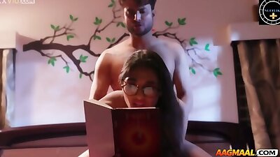 indian sexy teen hot ramnace while busy reading