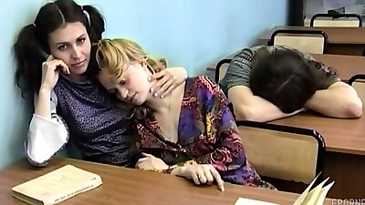 Bored Students Lesbian Action
