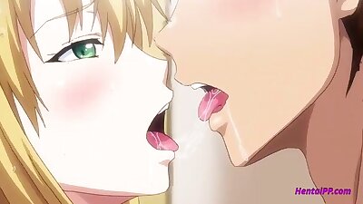Sexy Teen Blonde Help Boy To Cum In Library